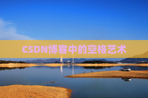 CSDN博客中的空格艺术